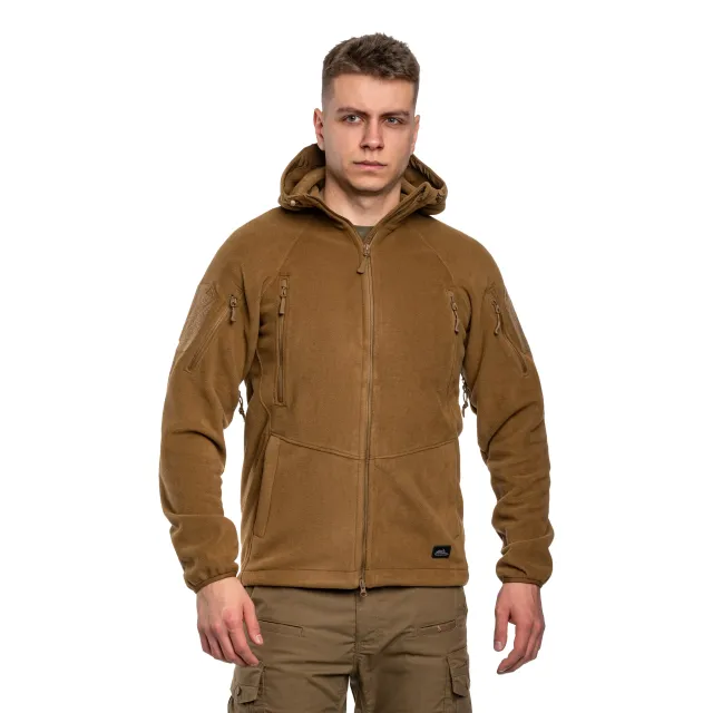 2 - Флісова куртка-кофта Helikon Patriot Mk2 Hybrid. Койот