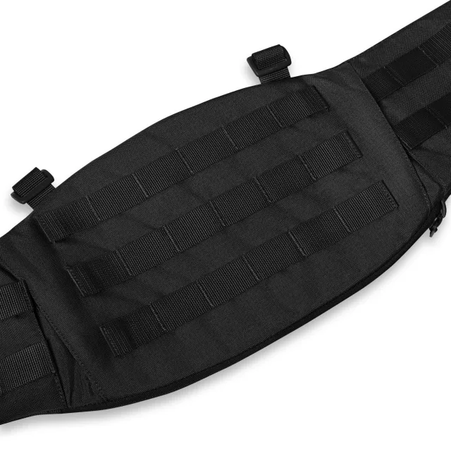 5 - Тактичний розвантажувальний пояс РПС 2 класу захисту, Cordura 1000D. Чорний. S/M