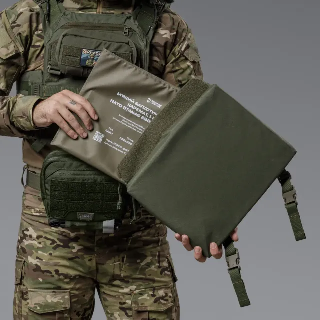 5 - Тактический коврик для сидения 1 класса защиты. CORDURA 1000D. Олива