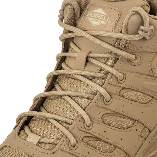 8 - Тактичні черевики Merrell MOAB 3 Mid Tactical Waterproof. Койот