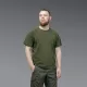 2 - Футболка Urban Cotton. Хлопок/эластан. Олива. Размер L