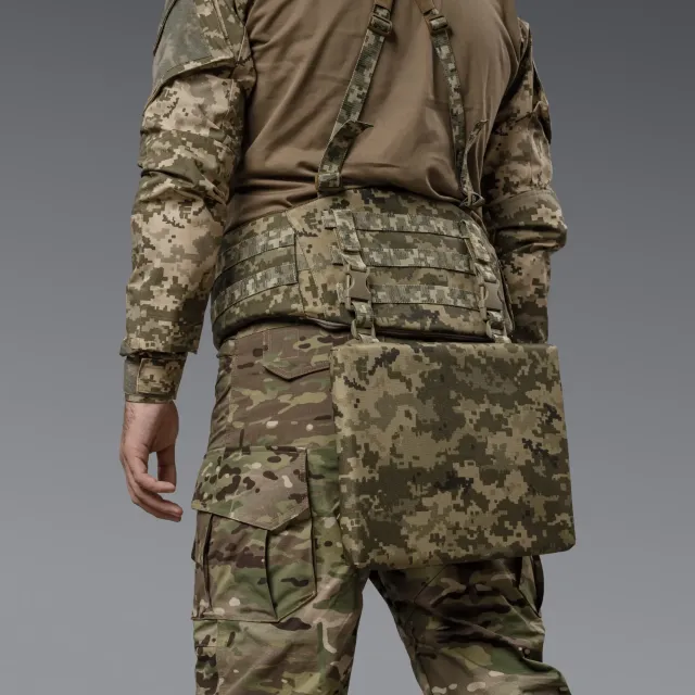 4 - Тактичний килимок для сидіння 2 класу захисту. CORDURA 1000D. Піксель