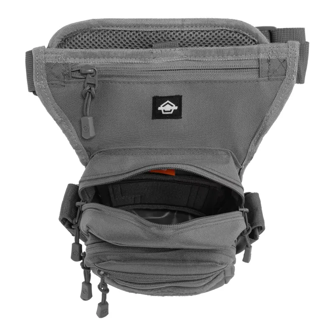 3 - Набедренная сумка Pentagon Max S 2.0 Thigh Pouch 3.7 л. Серый
