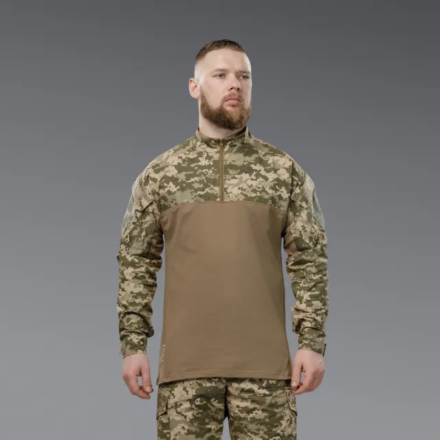 4 - Убакс BattleSkin Regular. Тактическая рубашка. Пиксель. Размер: L