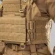 9 - Плитоноска женская Warmor gen.3 FL SPECPROM (for Ladies). Без подсумков. С быстрым боковым и верхним сбросом (без плит). Койот