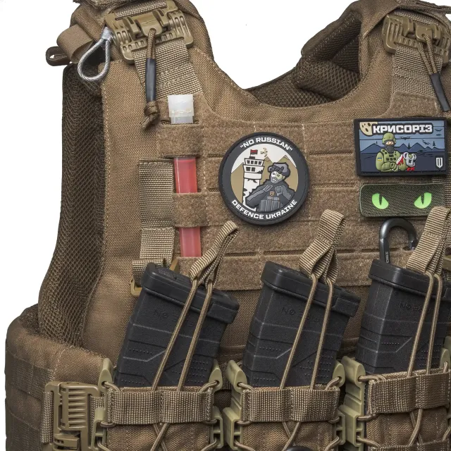 4 - Плитоноска VEPR, збільшена площа захисту. (аналог IOTV G4) Molle. Колір Койот. Розмір S