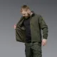 6 - Флісова тактична кофта на блискавці. Олива. Polyester. Розмір S
