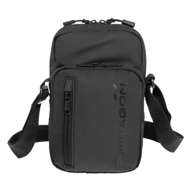 2 - Сумка через плечо Pentagon Kleos Stealth Messenger. Черный