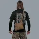 2 - Плечова однолямкова сумка. Збільшена. Cordura 1000D Койот