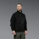 5 - Флісова тактична кофта на блискавці. Чорна. Polyester. Розмір S