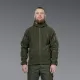 7 - Флісова тактична кофта з капюшоном. Олива. Polyester. Розмір L