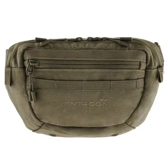 3 - Сумка на пояс Pentagon Tactical Modular Fanny Pack, Олива