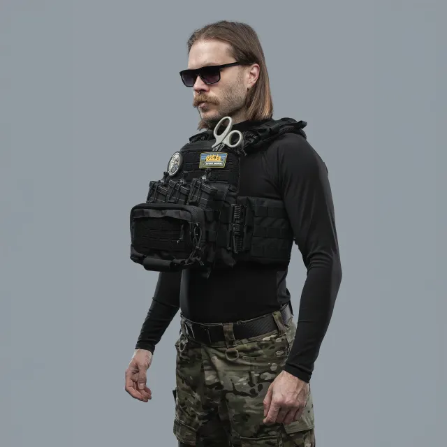 3 - Утилітарний Адмін-підсумок під 3 АК/AR Чорний MOLLE