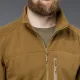 8 - Флісова тактична кофта на блискавці. Койот. Polyester. Розмір S