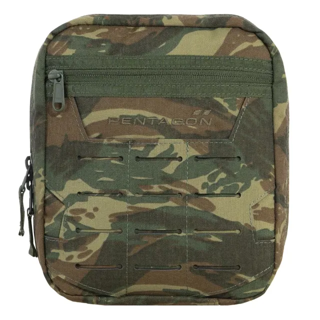 1 - Органайзер тактичний Pentagon EDC 2.0 Pouch Molle LaserCut. Камуфляж