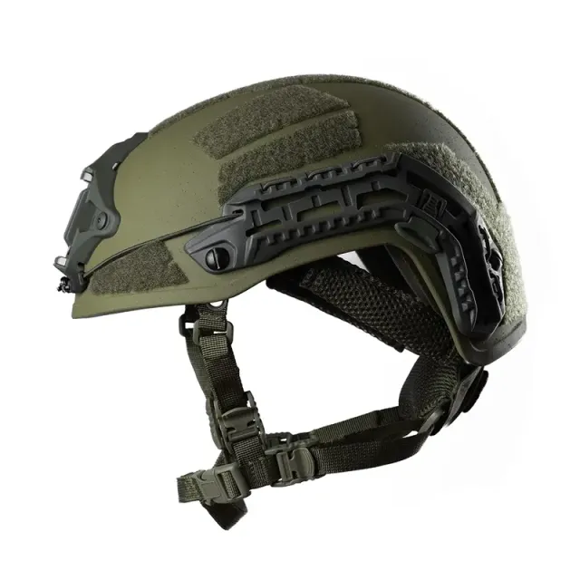 6 - Полегшений тактичний шолом Combatant SuperLITEweight 1.1 kg. Балістичний (NIJ IIIA).  Олива. Розмір L