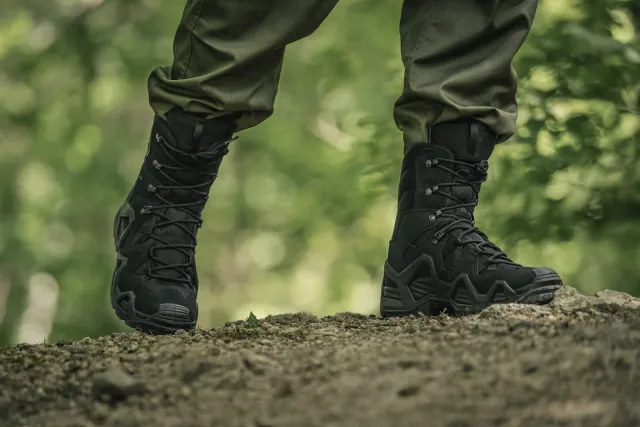 10 - Тактические берцы Lowa Zephyr HI MK2 Gore-Tex® MID TF. Черный