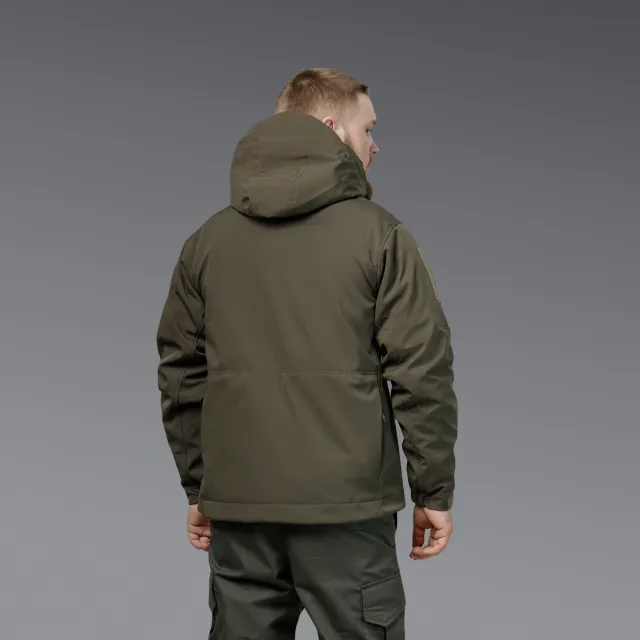 5 - Куртка тактическая SoftShell APEX Shield Storm. Осень-Весна Олива. Размер XL