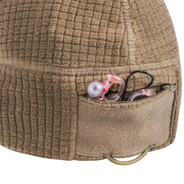 4 - Шапка-підшоломник флісова Helikon RANGE Beanie. Койот