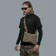 1 - Плечевая однолямочная сумка. Увеличенная. Cordura 1000D Мультикам