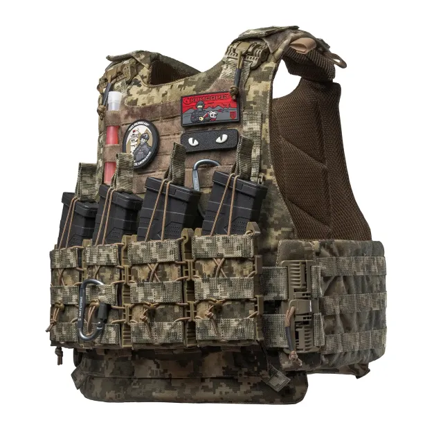 1 - Плитоноска VEPR, збільшена площа захисту. (аналог IOTV G4) Molle. Колір Піксель. Розмір S
