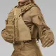 8 - Плитоноска женская Warmor gen.3 FL SPECPROM (for Ladies). Без подсумков. С быстрым боковым и верхним сбросом (без плит). Койот