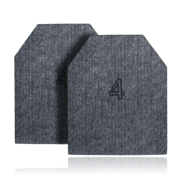 6 - Сталеві бронепластини 4 класу захисту. Вага 3.1 кг. Розмір (M) 25×30 см.