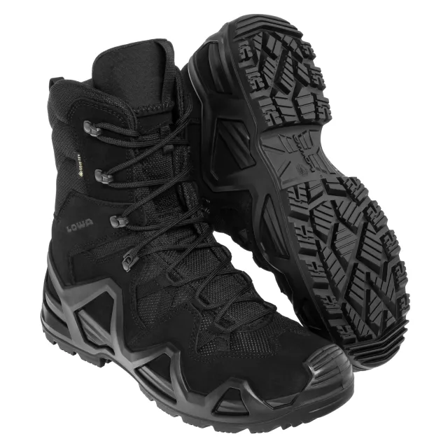 1 - Тактические берцы Lowa Zephyr HI MK2 Gore-Tex® MID TF. Черный