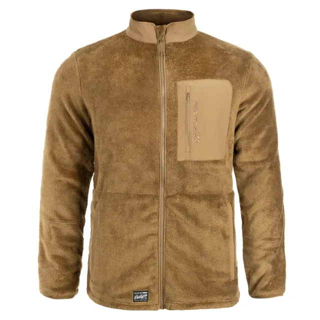 1 - Флісова кофта Pentagon Grizzly Full Zip. Койот