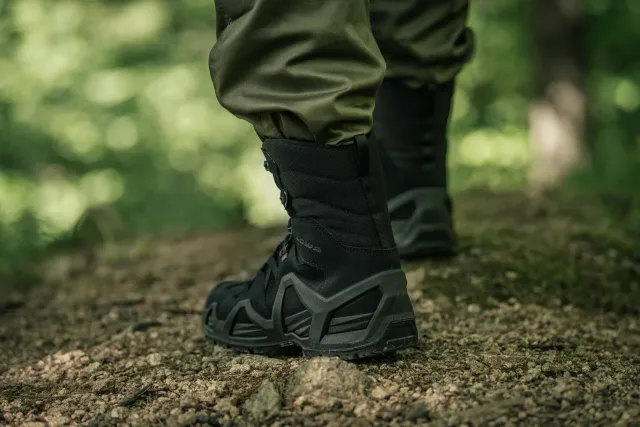 11 - Тактические берцы Lowa Zephyr HI MK2 Gore-Tex® MID TF. Черный