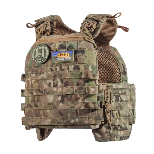 1 - Плитоноска TUR PRO Gen 2 з системою швидкого скидання. Molle. Колір Мультикам. Розмір XL