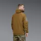 3 - Флісова тактична кофта з капюшоном. Койот. Polyester. Розмір M