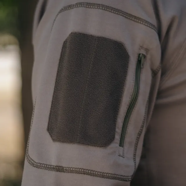 5 - Футболка Combatant Guard. Бавовна/еластан. Хакі. Розмір M