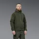 9 - Флісова тактична кофта з капюшоном. Олива. Polyester. Розмір L