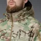 9 - Куртка тактическая SoftShell APEX Shield Storm. Осень-Весна Мультикам. Размер XL