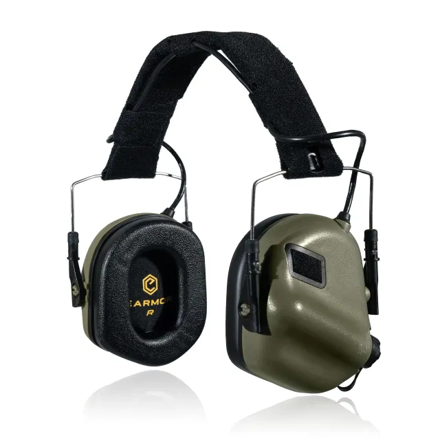1 - Активные наушники Earmor M31 с оголовьем. Олива.