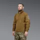 2 - Флісова тактична кофта на блискавці. Койот. Polyester. Розмір S