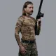 6 - Рашгард, цвет Мультикам, полиэстер. Размер L