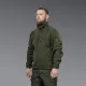 2 - Флісова тактична кофта на блискавці. Олива. Polyester. Розмір S