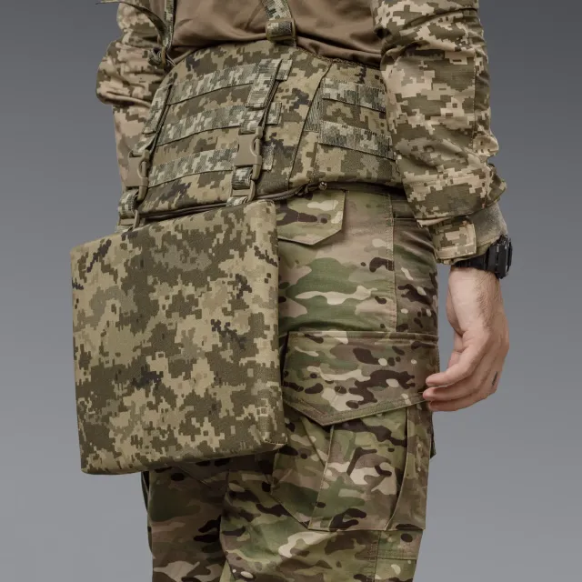 4 - Тактичний килимок для сидіння 1 класу захисту. CORDURA 1000D. Піксель