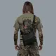 2 - Плечова однолямкова сумка. Збільшена. Cordura 1000D Чорна