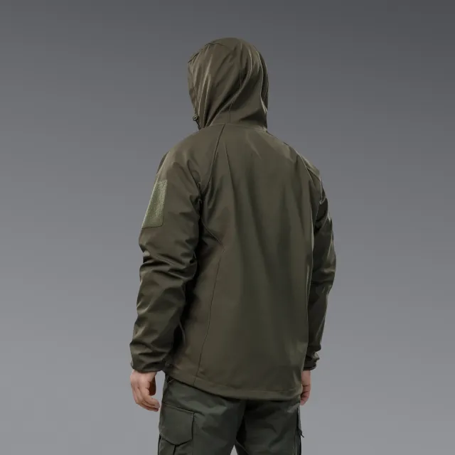 5 - Куртка тактическая SoftShell APEX Flex. Осень-Весна Олива. Размер L