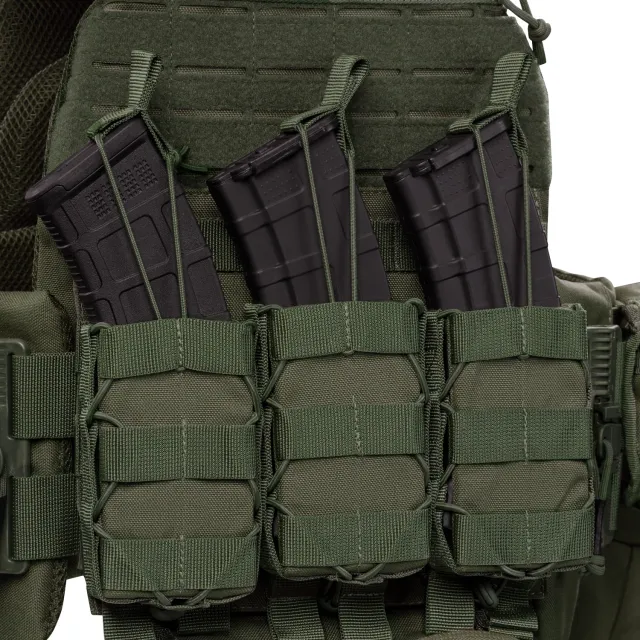 3 - Плитоноска TUR PRO Gen 2, (Комплект 7 подсумков) с системой быстрого сброса. Molle. Цвет Олива. Размер M.