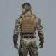 3 - Плитоноска TUR PRO Скелетон з системою швидкого скидання. Molle. Колір Койот.
