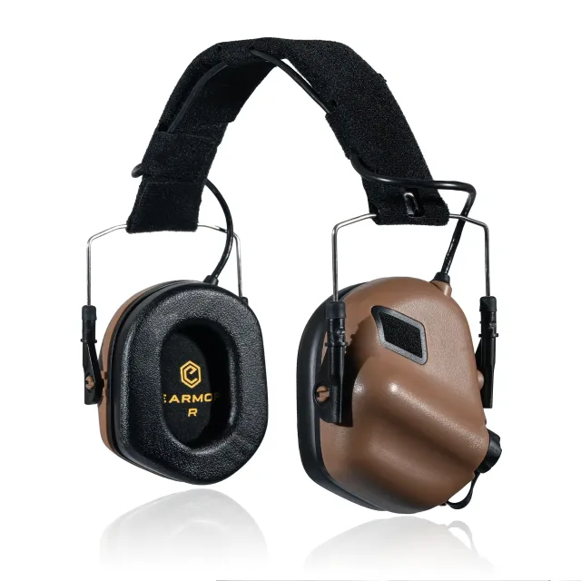1 - Активні навушники Earmor M31 з наголівʼям. Койот