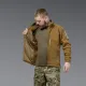 6 - Флісова тактична кофта на блискавці. Койот. Polyester. Розмір S