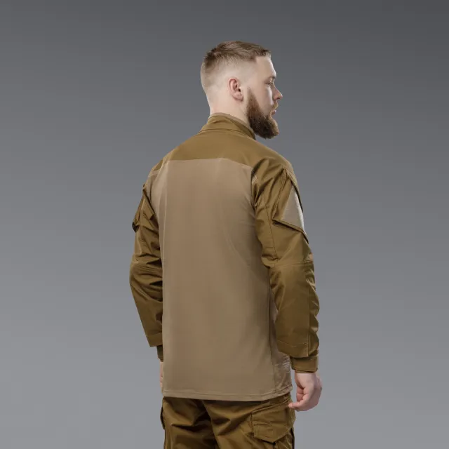 3 - Убакс BattleSkin Long. Тактична сорочка. Койот. Розмір: L