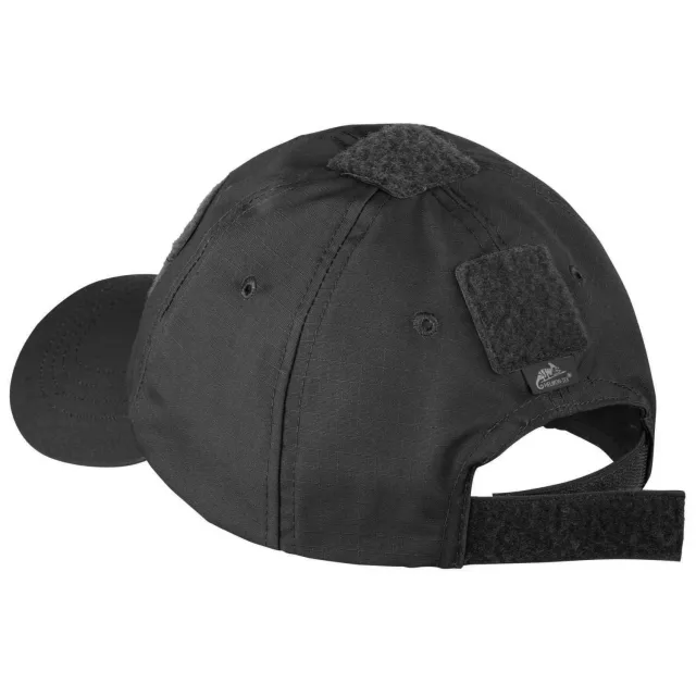 2 - Тактична кепка Helikon PolyCotton Ripstop. Чорний