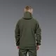 3 - Флісова тактична кофта з капюшоном. Олива. Polyester. Розмір L