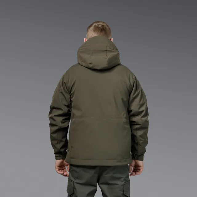3 - Куртка тактическая SoftShell APEX Shield Storm. Осень-Весна Олива. Размер XL